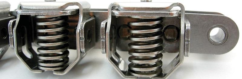 Standard Frame Clamp Type 10B1GC-B Stainless Steel Gripper Roller Chains for Form Fill and Vacuum Seal Wrapping Applications