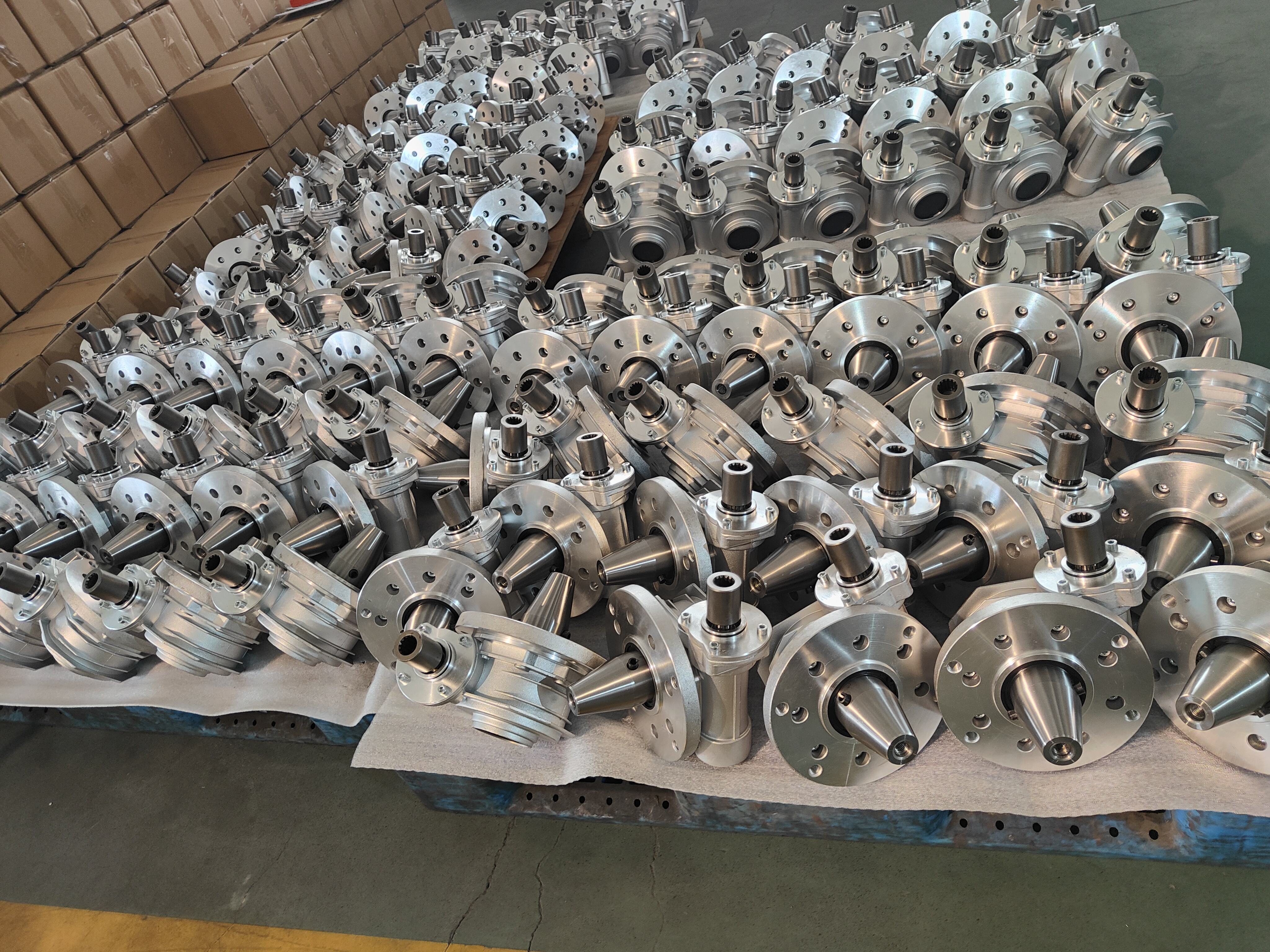 Concrete Mixing Gearbox Reducer For Cement Mixer With Bullet Head Shape Output