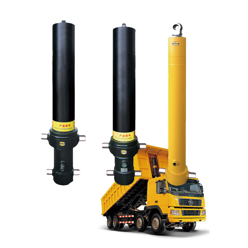 Front Top Lifting Hydraulic Cylinder for Heavy Duty Dump Truck 8X4 Semi Trailer Front Top Lifting Hydraulic Cylinder for Heavy Duty Dump Truck 8X4 Semi Trailer