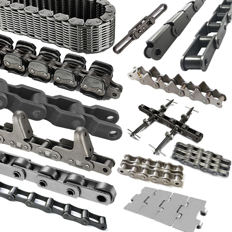 Agricultural Drive Stainless Steel Plastic Drag Drop Forged Pintle Welded Silent Roller Conveyor Chain With Attachment Sprocket