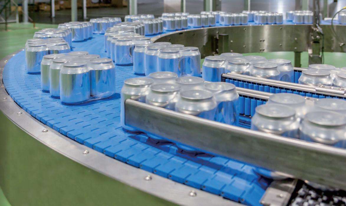 400 Series Super Rib Straight Run Belt Conveyor Chain Mesh