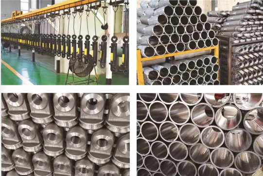 Front Top Lifting Hydraulic Cylinder for Heavy Duty Dump Truck 8X4 Semi Trailer