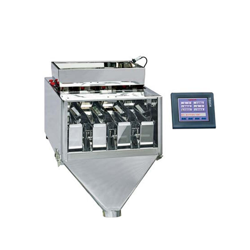 Linear Four Heads of Electronic Scale for Packaging Machine Small Granular Powder Materials Quantitative Weighing Linear Four Heads of Electronic Scale for Packaging Machine Small Granular Powder Materials Quantitative Weighing
