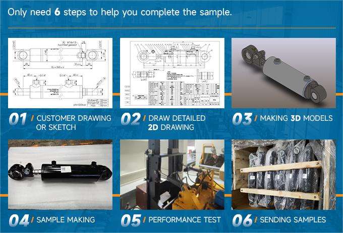 Sanitation Vehicle Scraper Hydraulic Cylinder for Construction Machinery