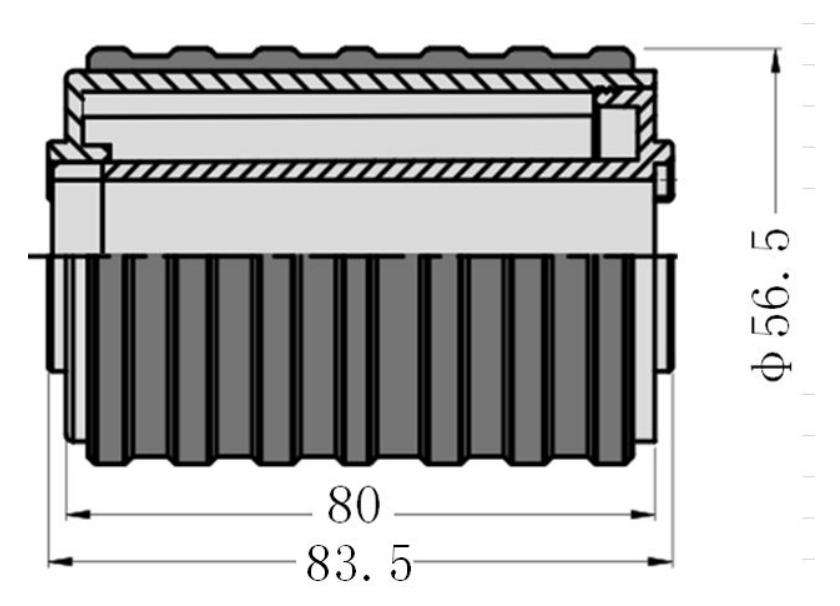 PJ5685-A Silent Circuit Wheel for Plastic Conveyor Chain System