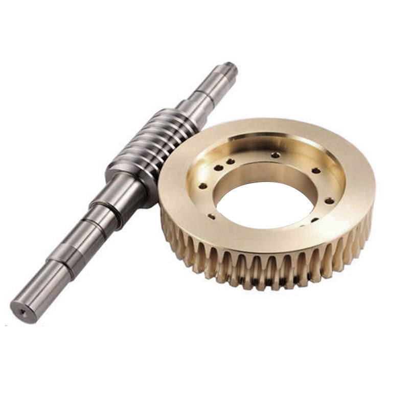Copper CNC lathe processing CNC various worm gear rod processing high precision brass worm gears