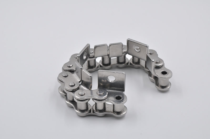 SS10AH-K1 Stainless Steel Short Pitch Steel Conveyor Chains for Jelly Machine