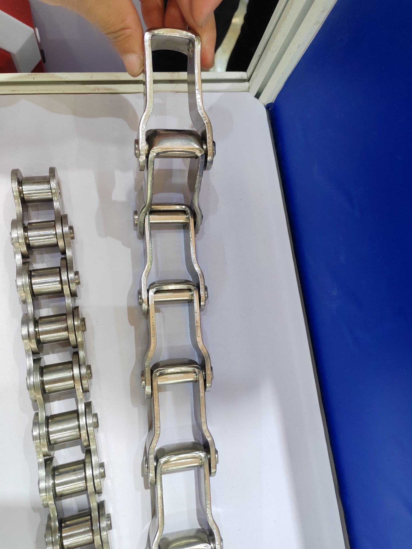 Good Quality Customized 667XH Stainless Steel Pintle Chain for Snowplow With 57.15mm Pitch