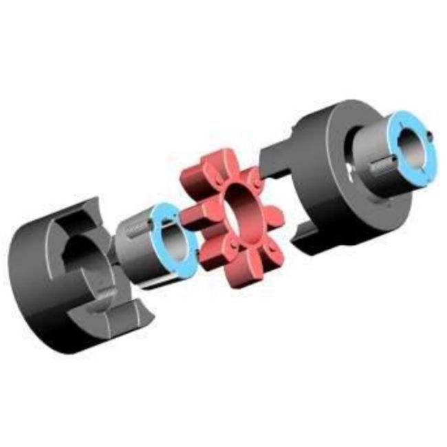 Metal Rotex Type GR / GE Flexible Shaft Coupling with PU or Rubber Spider Elastic Element Jaw Couplings