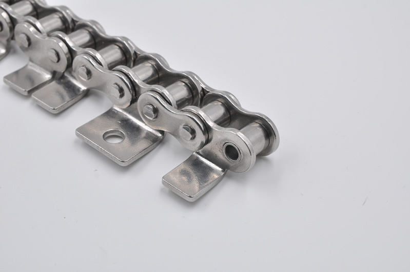 SS12AH-K1 Stainless Steel Short Pitch Steel Conveyor Chains for Jelly Machine