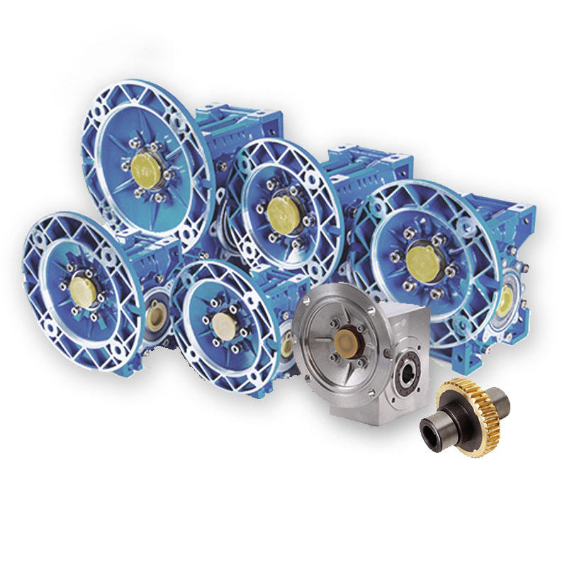 China Manufacturer RV 050 Worm Speed Reducer Gearing Transmission 220V 380V Ac Electric Motor Worm Gearbox Worm Gear Reducer