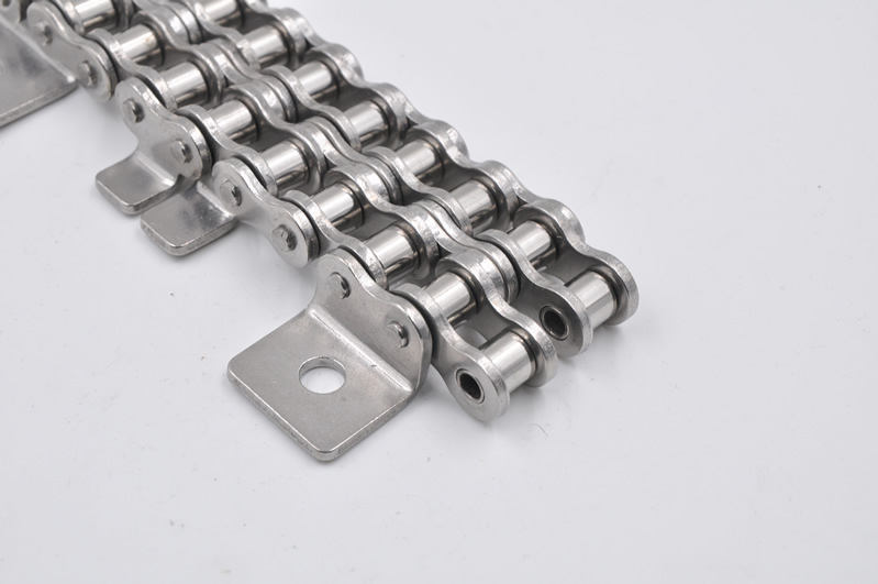 81X Stainless Steel Lumber Conveyor Chain With 66.27mm Pitch