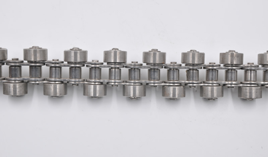 SSSR100 Stainless Steel Short Pitch Roller Conveyor Chain with Side Mounted Large Roller and Sprockets in Steel