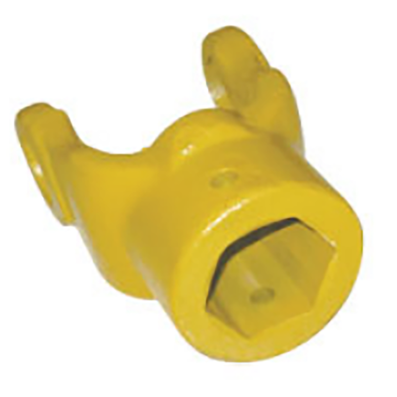2515/3015/3515/4015/4215/4515/4715 Agricultural PTO Shaft Part Agriculture Industrial Plain Hexagon Yoke with Threaded Hole 2515/3015/3515/4015/4215/4515/4715 Agricultural PTO Shaft Part Agriculture Industrial Plain Hexagon Yoke with Threaded Hole