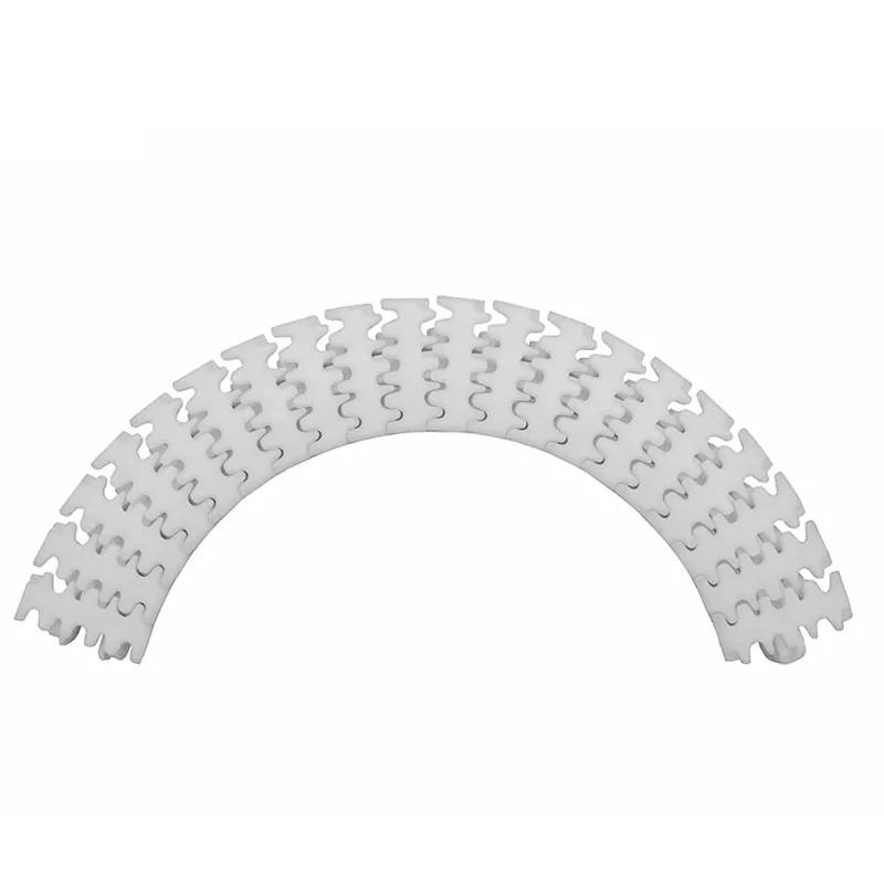 Multi plastic chain conveyor flex Chain with Pushers Plastic Chain Table Top Slat substitute conveyor