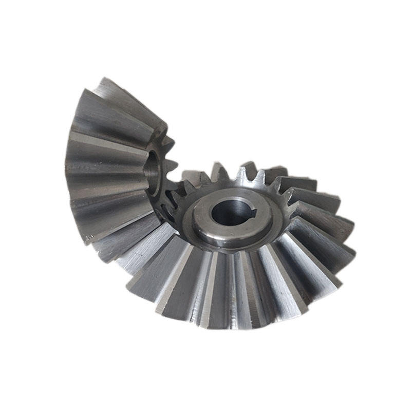 Factory Manufacturer Small Spiral Steel Straight Bevel Gear With Keyway