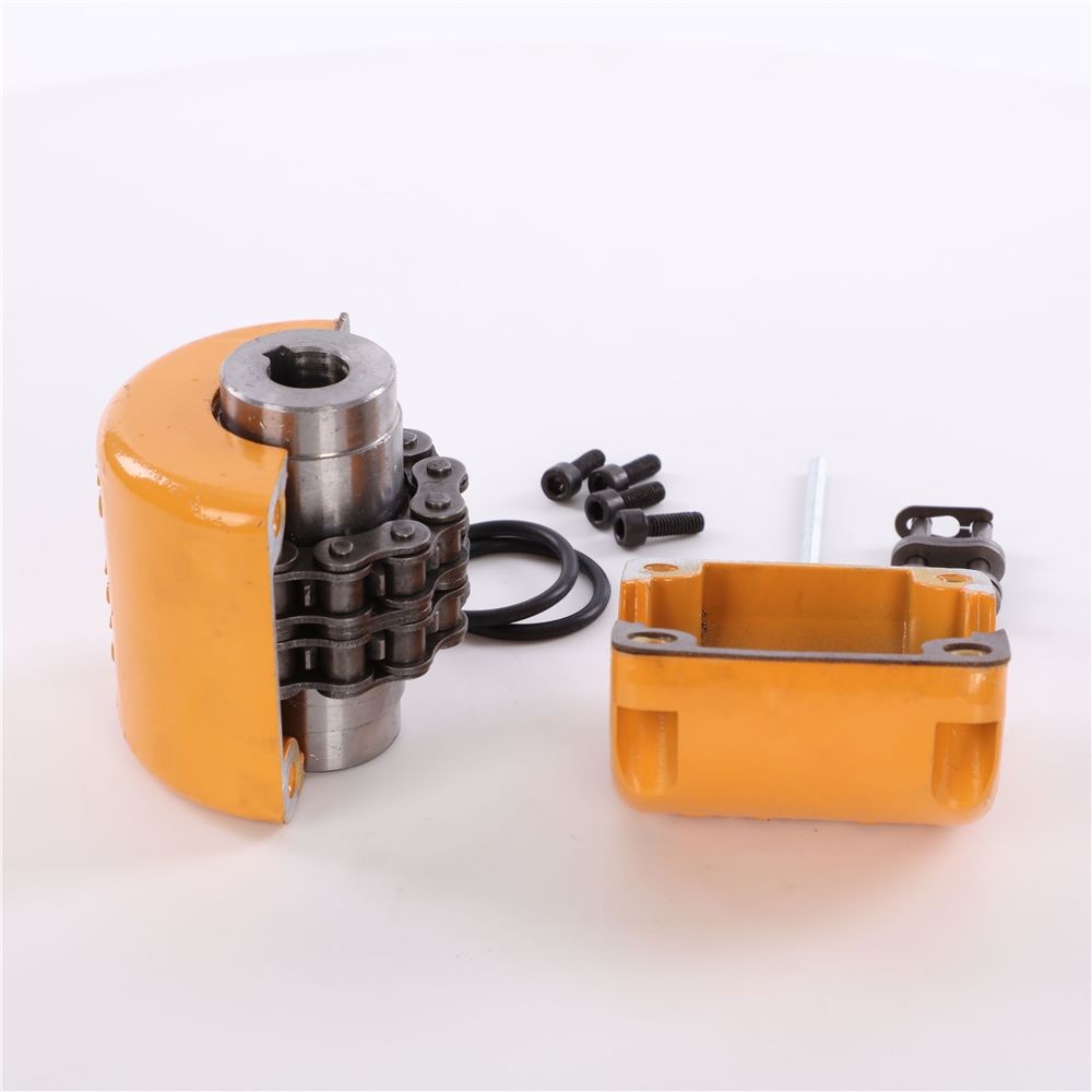 Kc Series Power Transmission Steel Casting Industrial Double Strand Flexible Shaft Sprocket Roller Chain Coupling