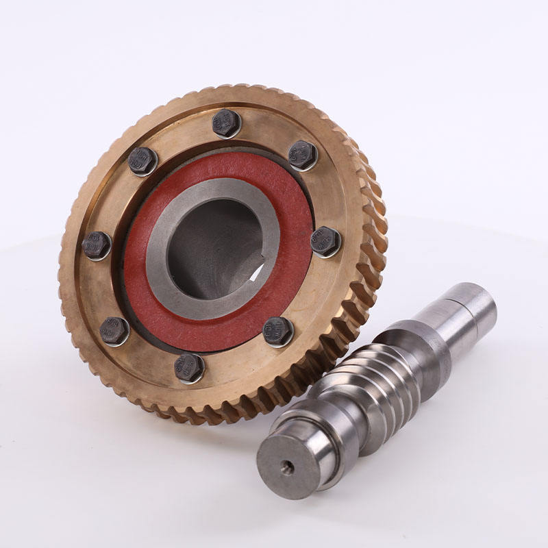 Copper CNC lathe processing CNC various worm gear rod processing high precision brass worm gears