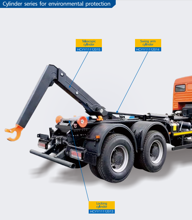 HCYY11112015 Professional Factory 90kg 35MPa Environmental Protection Equipment Telescopic Hydraulic Cylinder for Sale