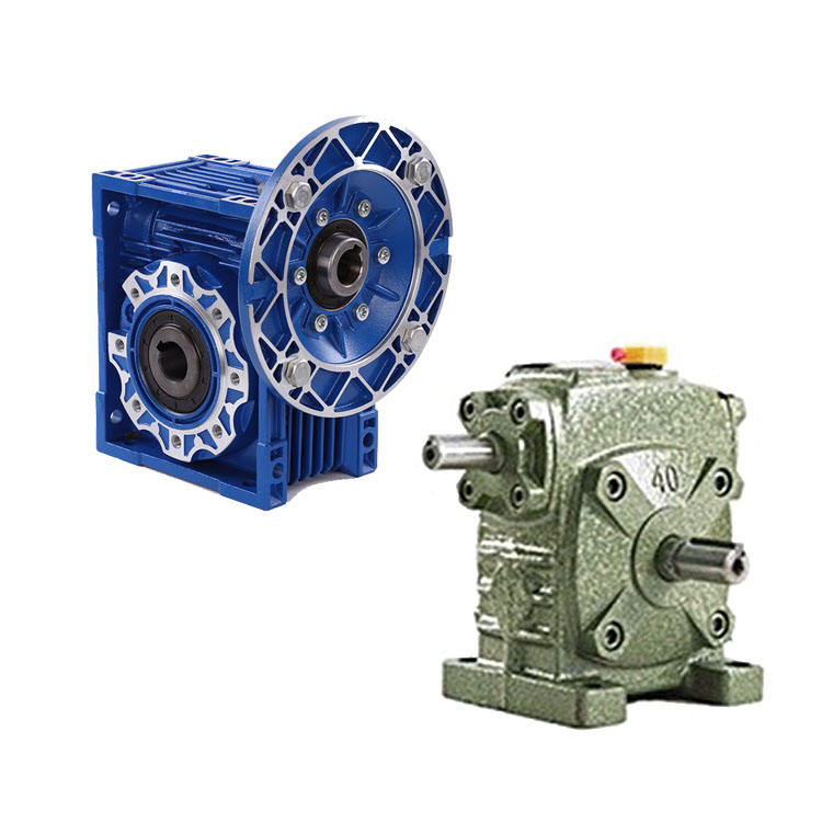 WPA Series Worm Gearbox Wpa50 Worm Single Double Gear Speed Reducer Reductor Box Gearbox Green Motor Building Horizontal Torque