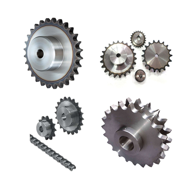 Chain Sprocket Wheel Conveyor Sprocket Pulsar 135 C45 Steel Rear Din Idler Double Tooth Stainless Steel Roller Chain Sprocket