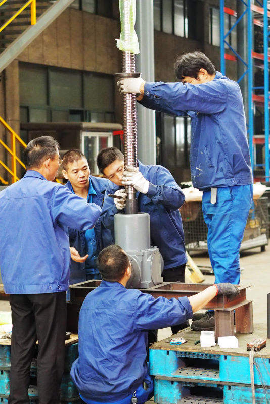 Ball Thread Rod Mechanical Hydraulic Lift Elevator Scaffolding Gearbox Electric Worm Gear Screw Jack for Construction Jump Form