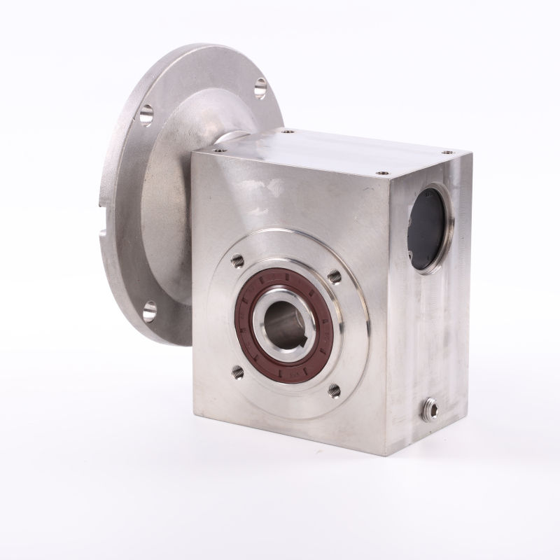 Corrosion Resistant SSRV050 Stainless Steel Gear Wheel Reduction Motor Drive Speed Reducer Worm Gearbox