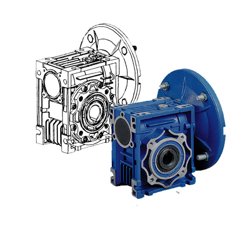 RV Worm Gear Electric Motor Speed Reducer with High Quality Drive Power Transmission Nmrv Box Motor 3 Phase Gearbox