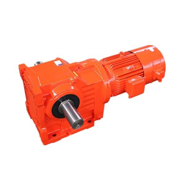 K Series 90 Degree Hollow Shaft Bevel Helical Gear Electric Motor Speed Reducer Reverse Gear Box for Motorcycle