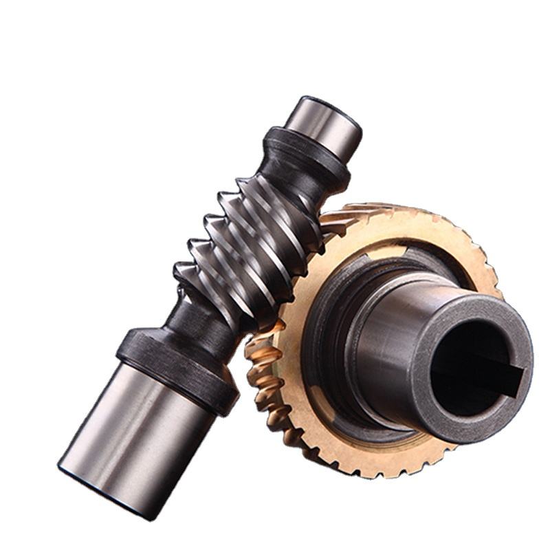 Copper CNC lathe processing CNC various worm gear rod processing high precision brass worm gears
