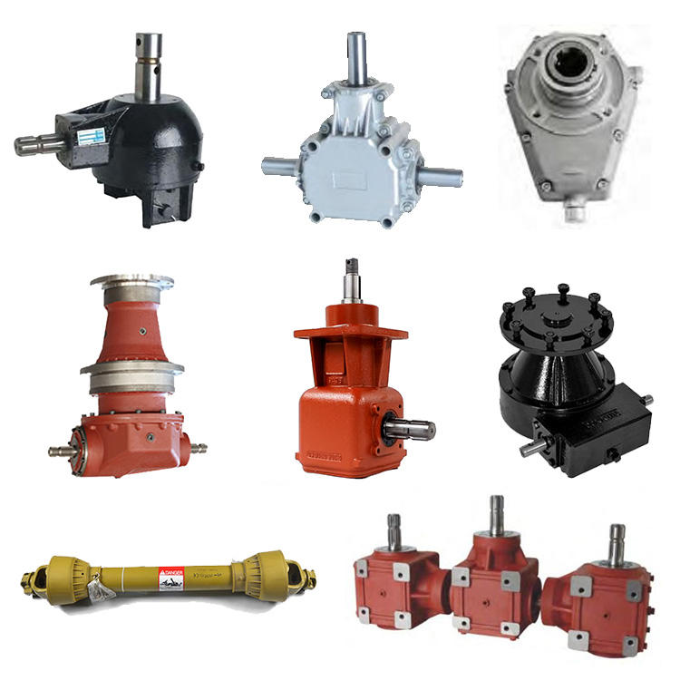 Agriculture Farm Gearbox Transmission Rotary Mower Tiller Cultivator 540 Rpm Small Agricultural Bevel Gearboxes for Tractor