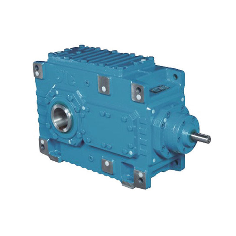 B series helical bevel gearbox 2 speed transmission right angle industrial gear units 3 phase reducer gear box motor