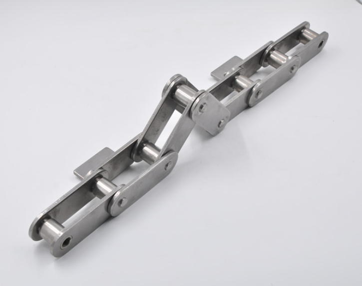 SSC208AL SSC2042 Stainless Steel Double Pitch Conveyor Chain with A1&A2&K1&K2 Attachments and Sprockets in Steel