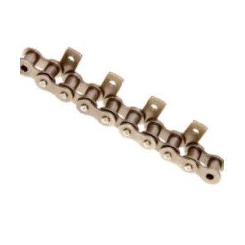 OEM Manufactures Double pitch 316/304 stainless steel ANSI 100 Standard conveyor roller chain with A1,A2 attachment