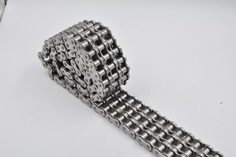 SS08B-3 B Series Stainless Steel Short Pitch Precision Triplex Roller Chain and Sprockets in Steel