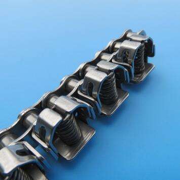 Sprockets 1843 Gripper Chain for Plastic Film Conveying 42PZ 52PZ 62PZ 1843 in Stainless Steel and Steel