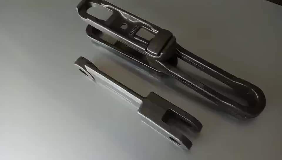 X348 x458 x678 drop forged chain rivet-less overhead conveyor chain for grain machines