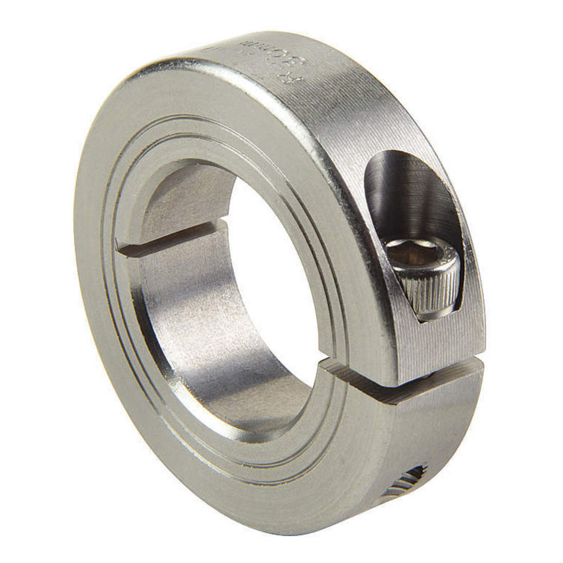 Steel Aluminum 1-1/8 Set Screw Clamping Shaft Collar For Tight Shaft Locking Collars With Solid SIngle or Double Split