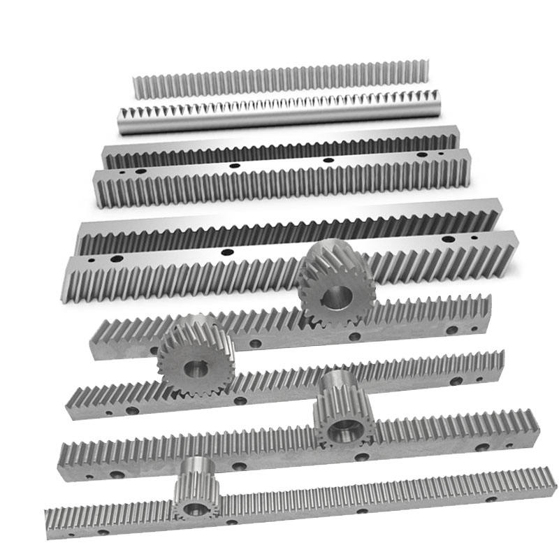 Wall Mount Heavy Duty Helical Mild Steel Rack Pinion Wall Mount Duty Gear Racks