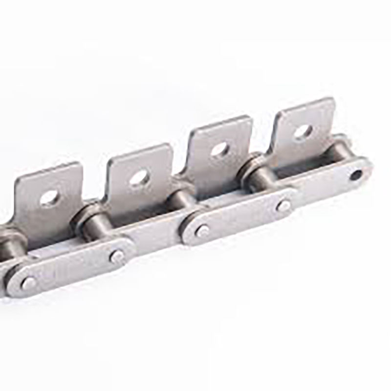 SSC208BSK1F3 Stainless Steel Double Pitch Conveyor Chain With Attachment SA1&SA2&SK1&SK2 and Sprockets in Steel