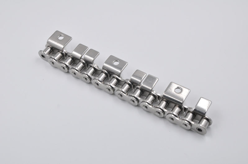 SS12AH-K1 Stainless Steel Short Pitch Steel Conveyor Chains for Jelly Machine
