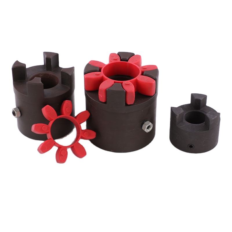 Flexible Spider Couplings Zero Backlash Elastomer Insert Elastic Jaw Servo Insert Couplings Flexible Shaft Coupling