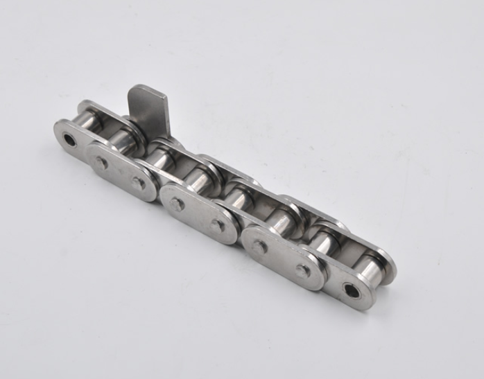 SS20A SS100 Stainless Steel Short Pitch Conveyor Chain with Attachment SA-1& SK-1 and Sprockets in Steel