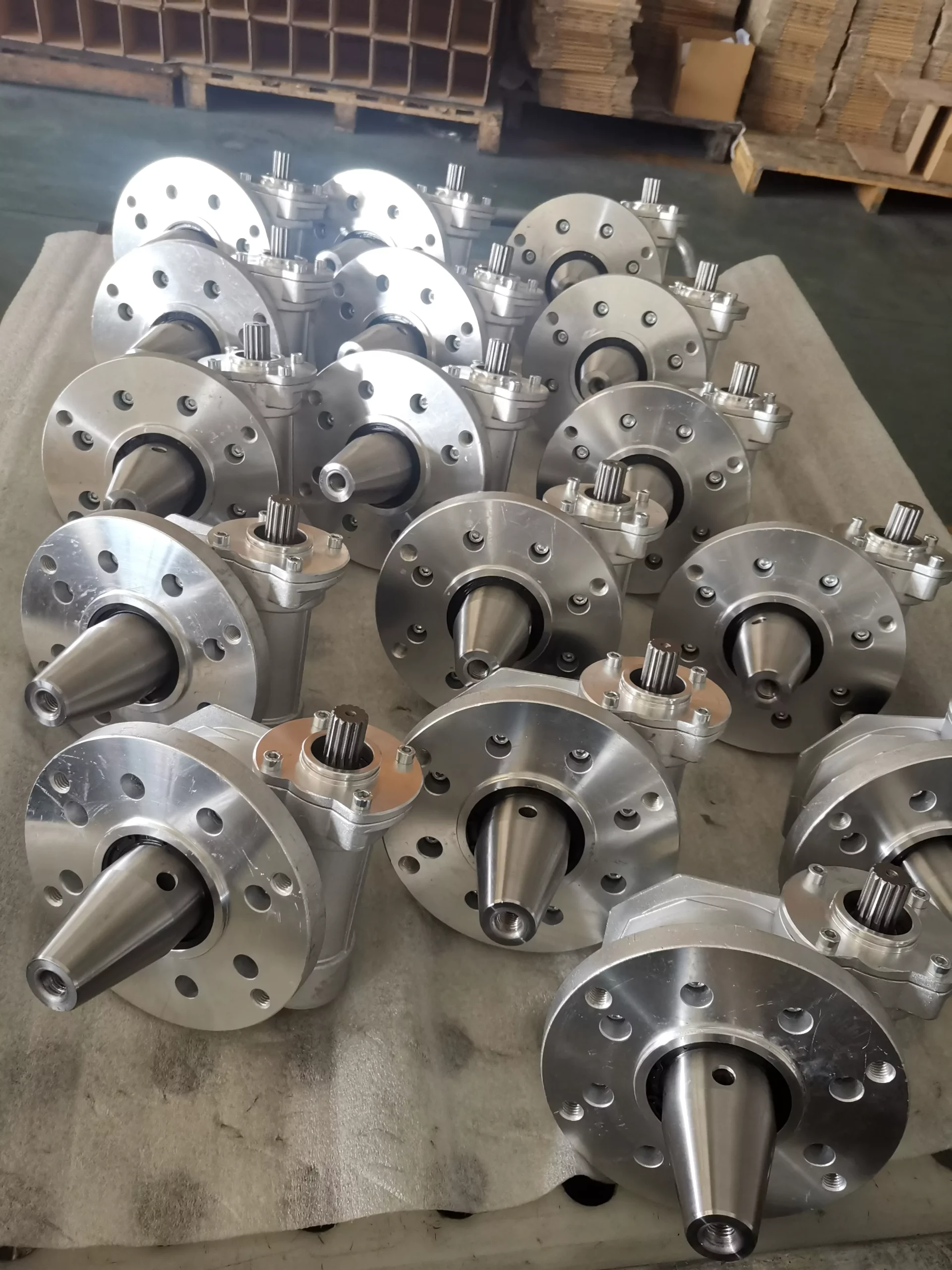 Concrete Mixing Gearbox Reducer For Cement Mixer With Bullet Head Shape Output