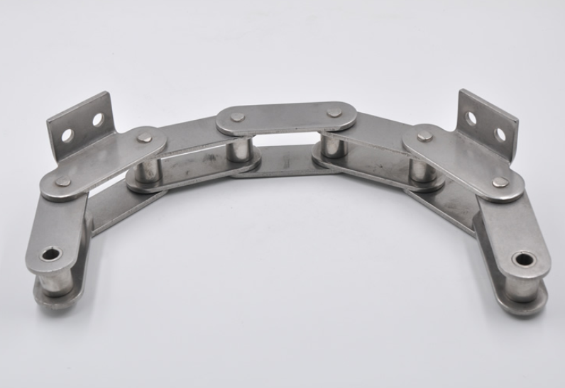 SSC220A SSC2100 Stainless Steel Double Pitch Conveyor Chain With A1&A2&K1&K2 Attachments and Sprockets in Steel