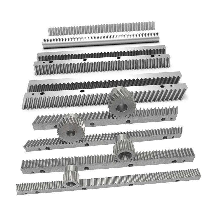 Wall Mount Heavy Duty Helical Mild Steel Rack Pinion Wall Mount Duty Gear Racks