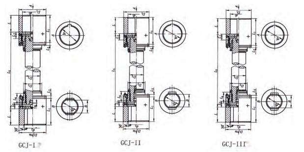 GCJ Type Flexible Drum Gear Coupling With Intermediate Shaft
