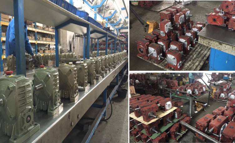 WP WPA Series Vertical Turbine Transmission Cast Iron 45# Steel Worm Gear Reducer Gearbox for Mining Industry