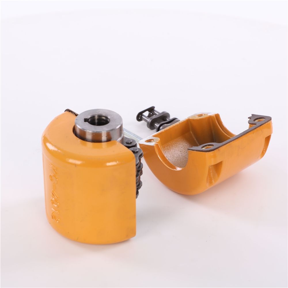 Kc Series Power Transmission Steel Casting Industrial Double Strand Flexible Shaft Sprocket Roller Chain Coupling