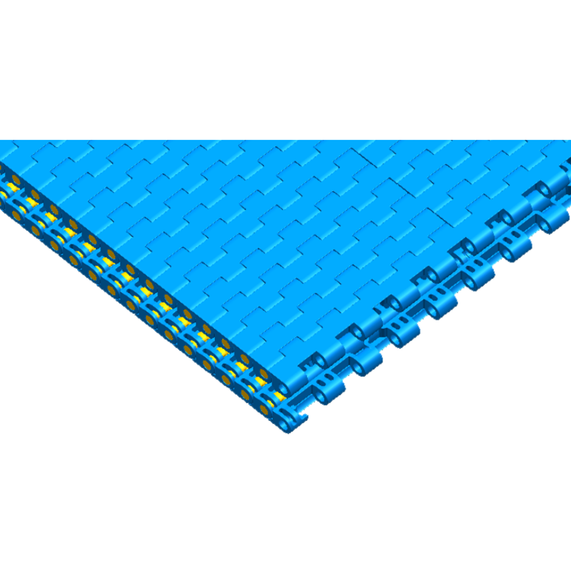 8835 Series 8.8mm Ultra-small Pitch Surface Hollowing Flat Top Chain Network Plastic Chain for Sale